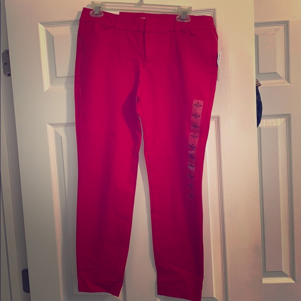 Red Pants. Never been worn.